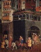 Ambrogio Lorenzetti den goda styrelsen Sweden oil painting artist